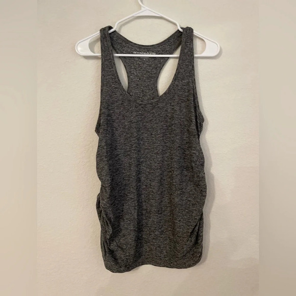 Beyond the bump by beyond yoga charcoal gray maternity tank size XL - Picture 1 of 5